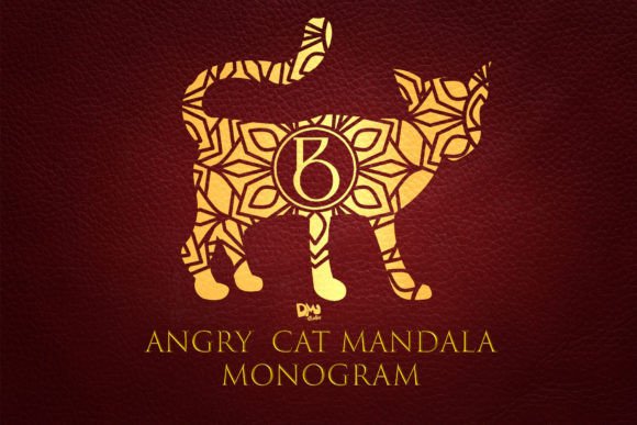 Angry Cat Mandala Monogram: A Designer’s Review of This Playful Decorative Typeface