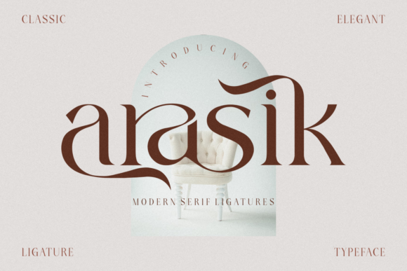 Arasik: A Slim Serif Typeface for Modern Web Design