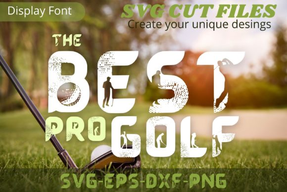 Best Pro Golf: A Modern Decorative Typeface for Editorial Design