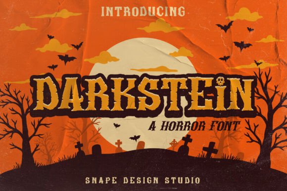 Darkstein: A Playful Decorative Font for High-Impact Web Design