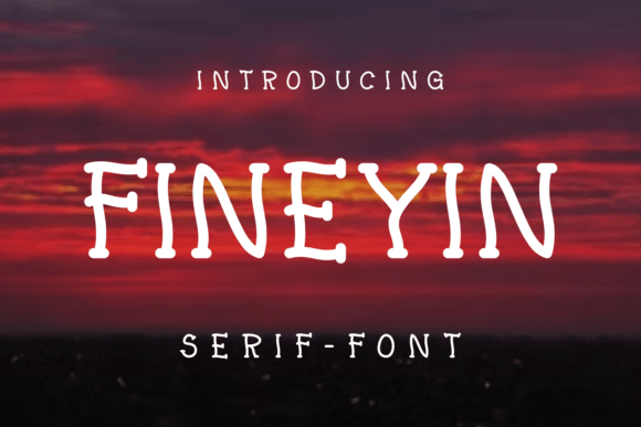 Fineyin Serif Typeface: Elevate Your Handmade Brand Identity