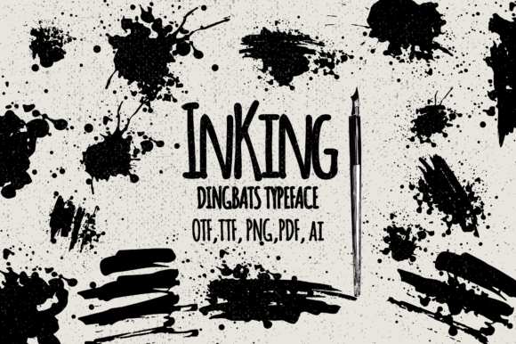 InKing: The Creative Dingbats Font That Elevates Small Business Branding