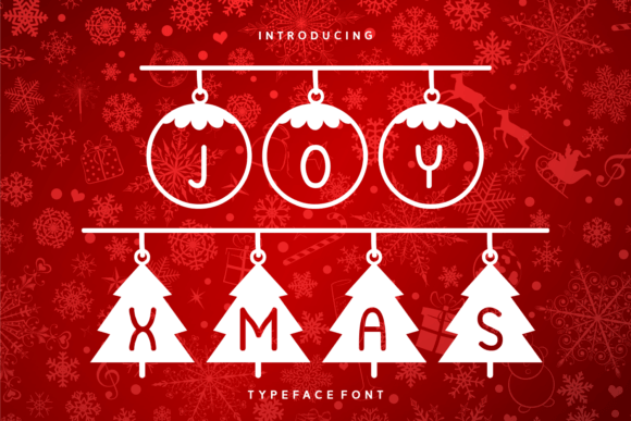 Joy Xmas: The Festive Typeface That Brings Holiday Cheer to Your Craft Projects