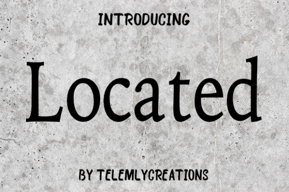 Located: A Premium Serif Typeface for Modern Brand Campaigns