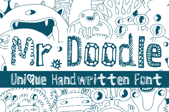 Mr. Doodle: The Handwritten Typeface for Scroll-Stopping Visuals