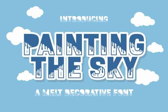 Painting the Sky: A Creative Decorative Typeface for Modern Web Design