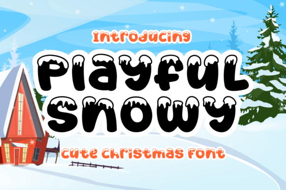Playful Snowy: The Decorative Typeface for Festive Campaign Visuals