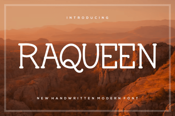 Raqueen Typeface Review: Handwritten Serif for Craft Brands