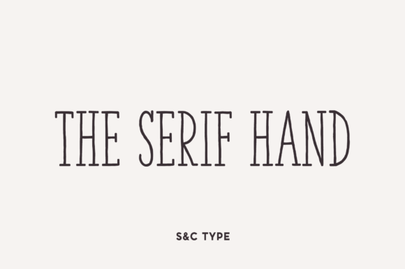 The Serif Hand: A Premium Typeface for Polished Brand Identity