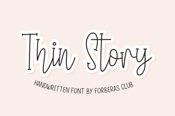 Thin Story Typeface: A Quirky Serif for Polished Brand Identity