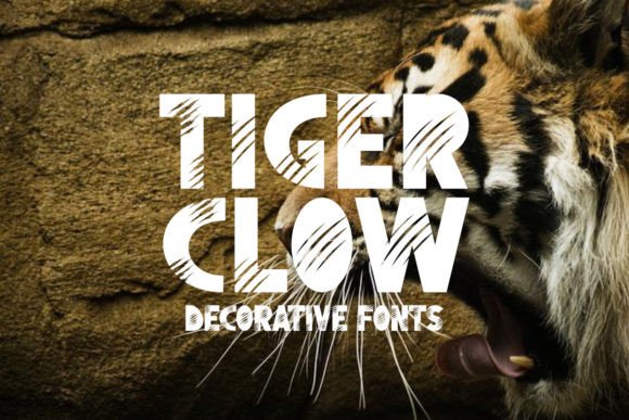 Tiger Clow: A Wild Typeface for Bold Editorial Design