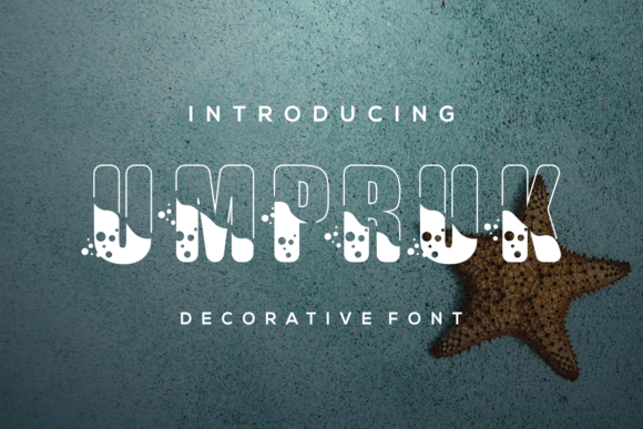 Umpruk: The Playful Decorative Font That Elevates Small Business Branding