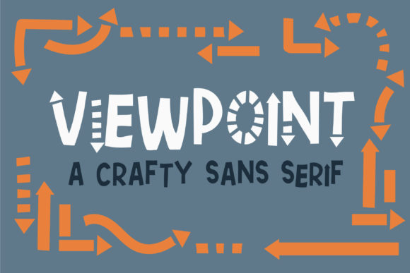 Viewpoint: A Playful Decorative Typeface for Handmade Branding